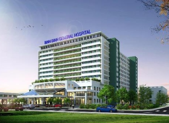 Dự án gạch ốp lát bệnh viện ĐK Bình Định